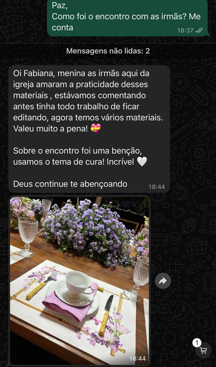 O encontro com o tema de cura